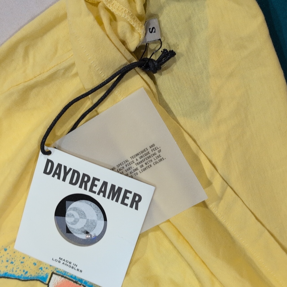 Daydreamer LA Fleetwood Mac US 78 Ringer Tee Yellow Bloom - Picture 6 of 8